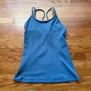 Lululemon blue athletic tank top 4